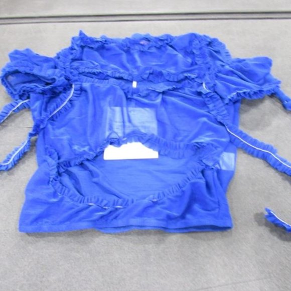 Brand New Barragan Cut-out Semi-Sheer Mesh Top Size S - Picture 7 of 7